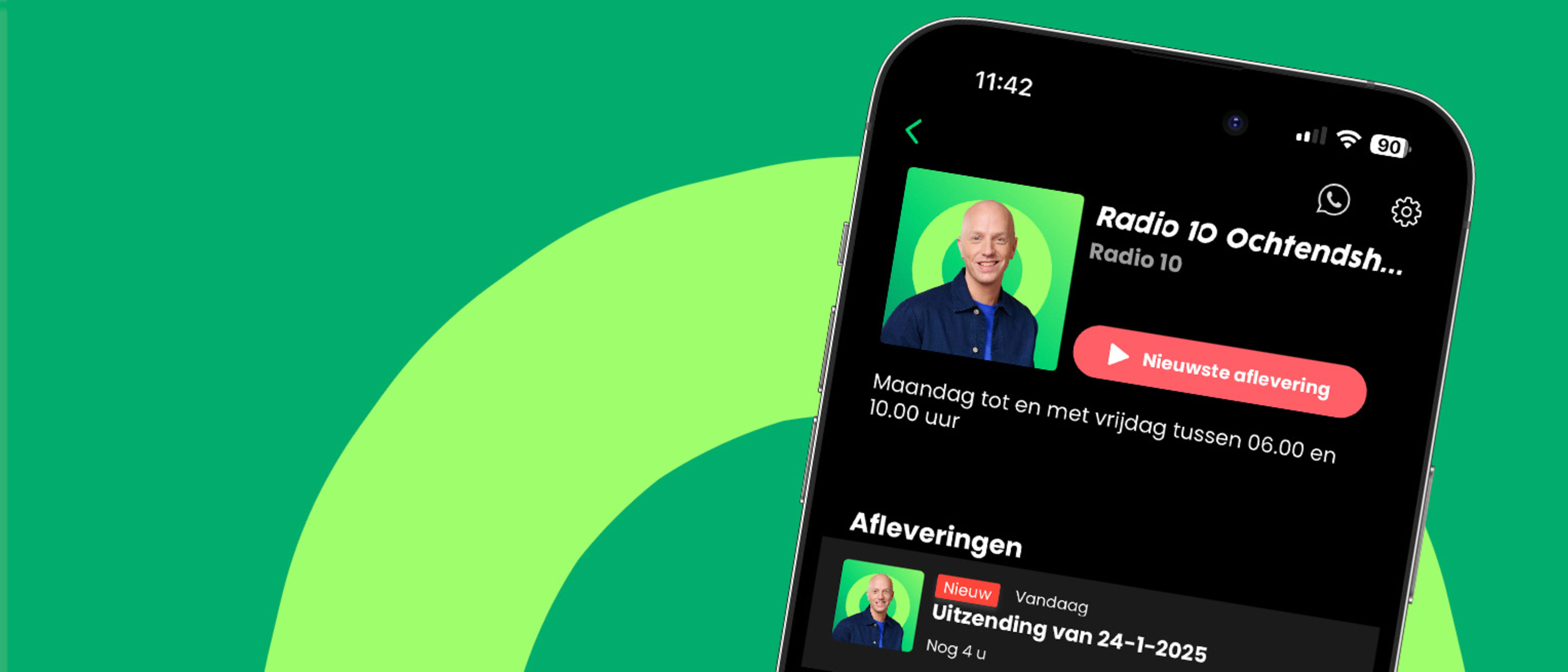 Download de vernieuwde Radio 10 app