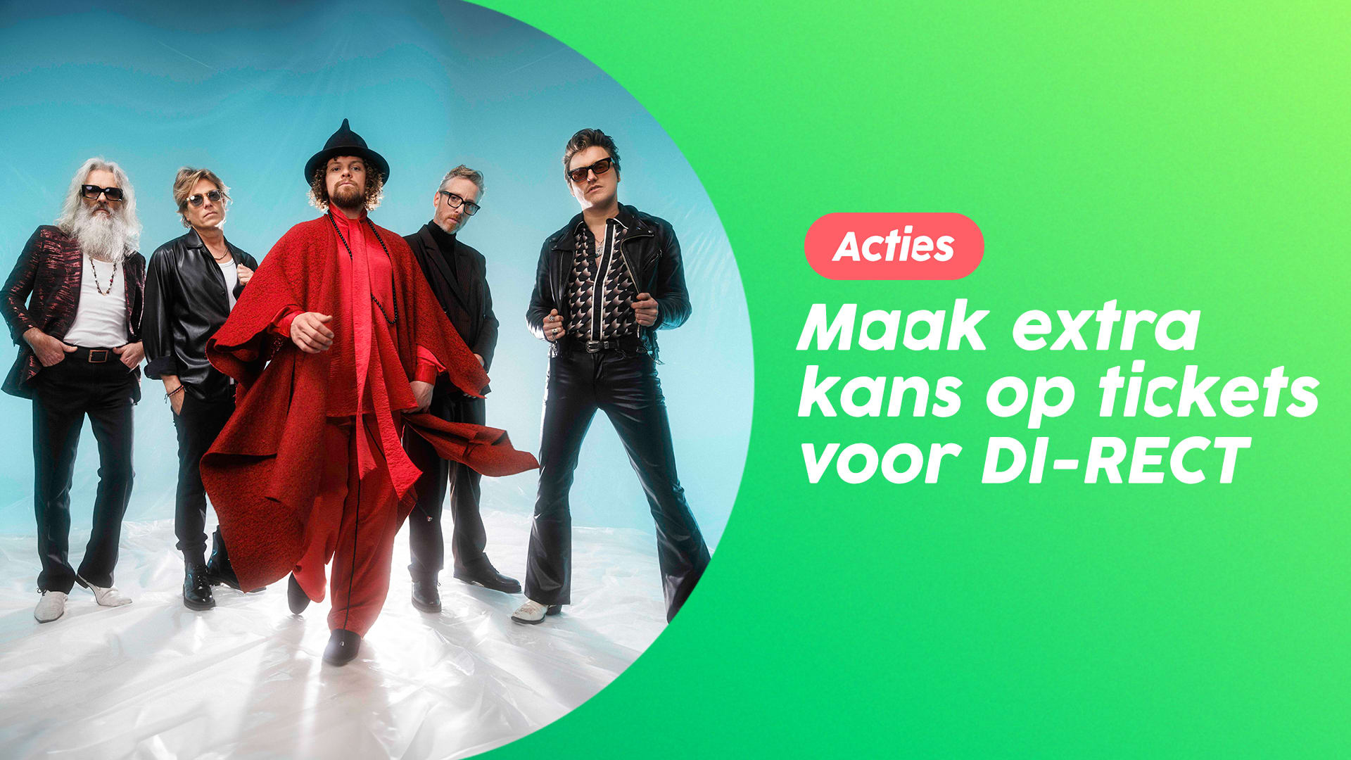 Maak extra kans op tickets voor DI-RECT: schrijf je in voor de nieuwsbrief!