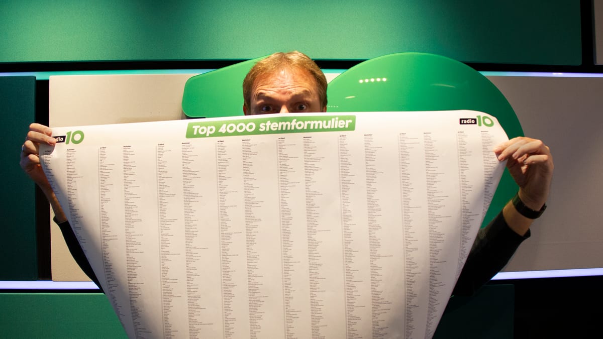 De Top 4000-stemlijst van… Rob van Someren!