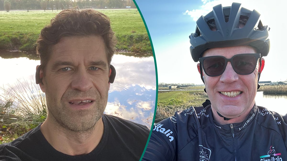 Steun Robert Feller en Edwin Ouwehand tijdens Alpe d'HuZes
