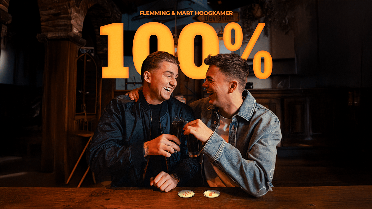 FLEMMING en Mart Hoogkamer gaan er met 100% voor in hun nieuwe single! 💯