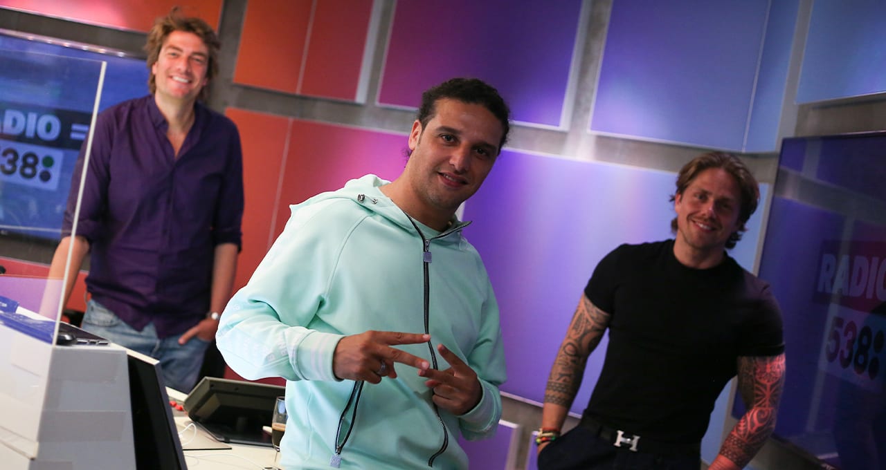 Chaos in de studio met André Hazes en Ali B!