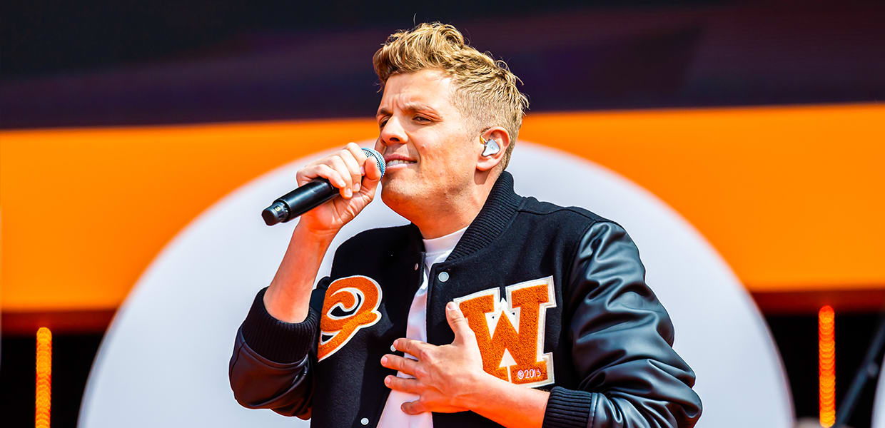 Jaap Reesema maakte indruk op 538 Koningsdag!