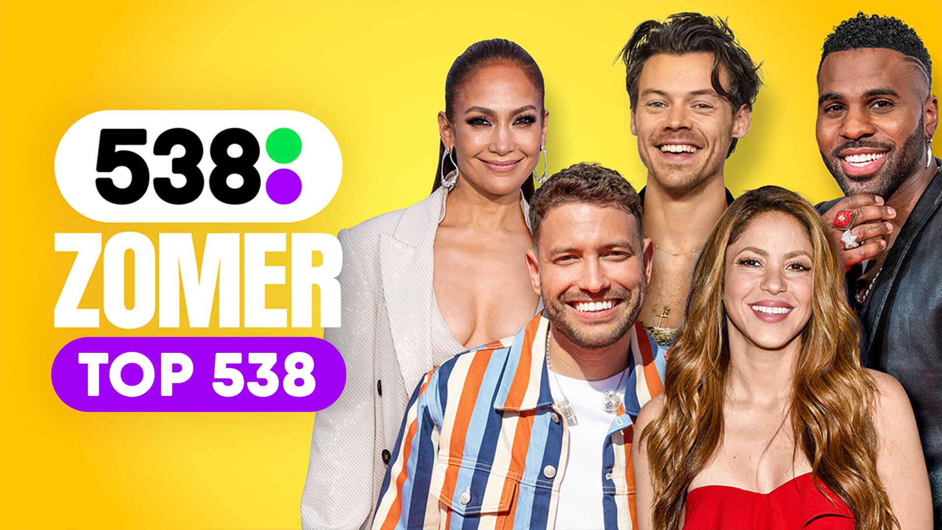 Luister naar de Zomer Top 538! ☀️😎
