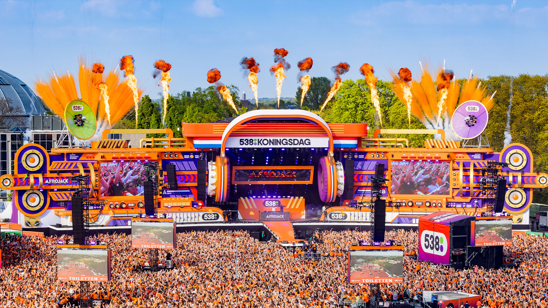 Knallend het 5:38-moment in met AFROJACK op 538 Koningsdag! 🔥