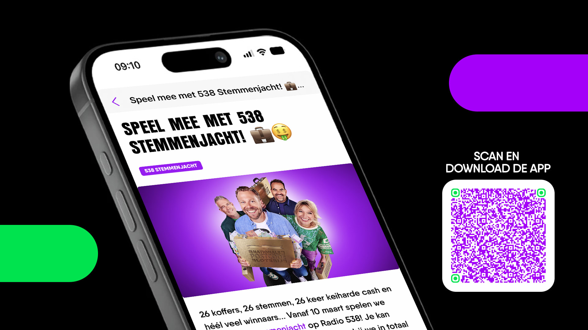 Check de genoemde namen in de app