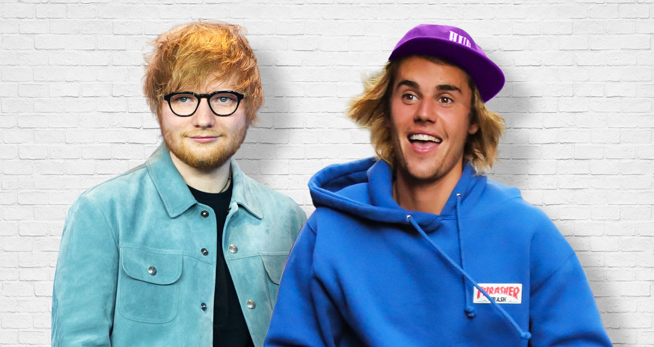 Hij is er! De track van Ed Sheeran met Justin Bieber