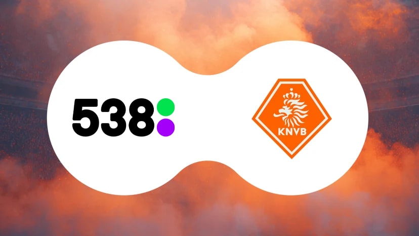 Radio 538 ook de komende drie jaar officiële radiopartner van de Nederlandse voetbalbond.