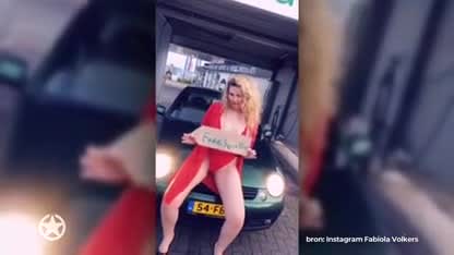 WTF: Fabiola onder vuur na bizarre video