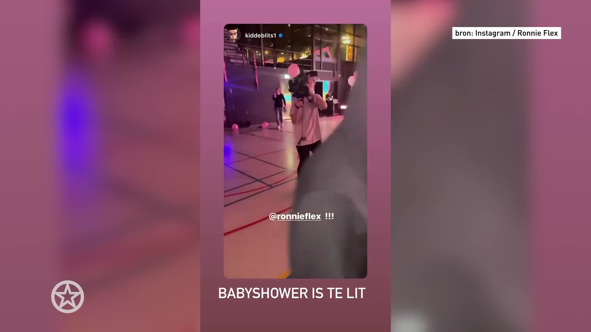 Ronnie flex babyshower story