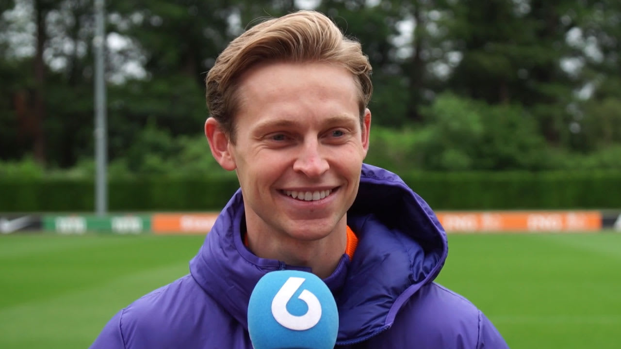 Frenkie de Jong: ‘Op persoonlijk vlak in het leven kan het niet mooier’