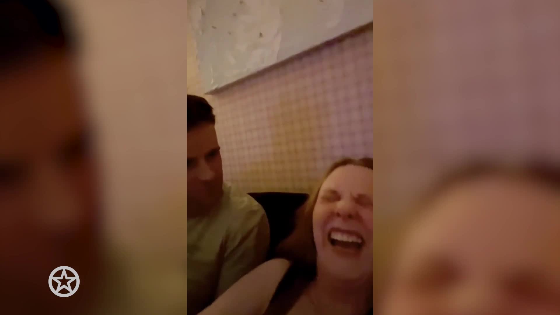 Jelka van Houten en Henry van Loon imiteren B&B Vol Liefde eigenaren