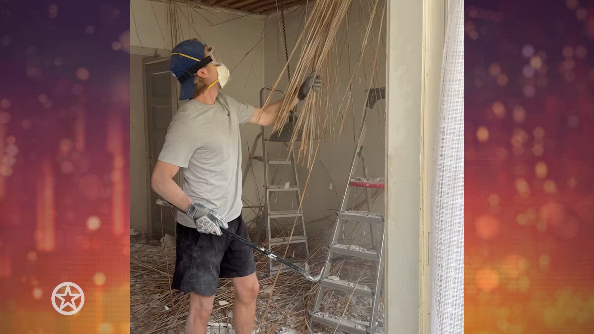 Kaj van der Voort is huis aan het verbouwen