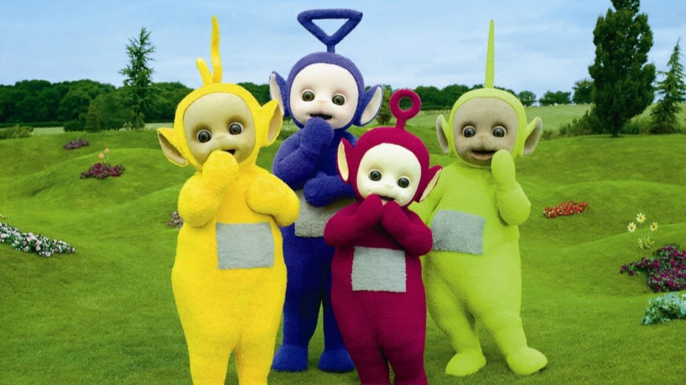 Dit Teletubbies-gezicht is zwanger