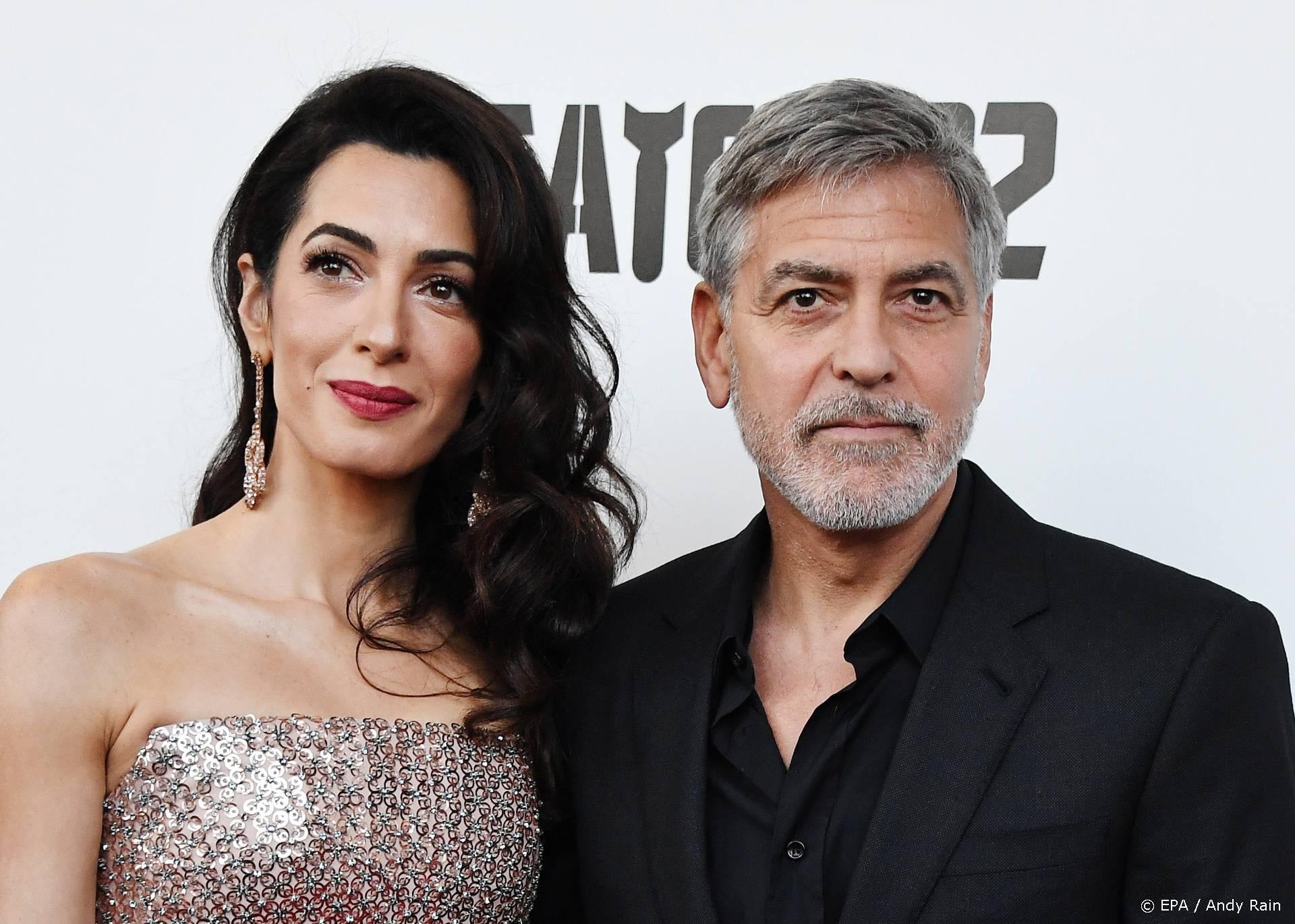 George en Amal Clooney vragen media om privacy voor hun kinderen