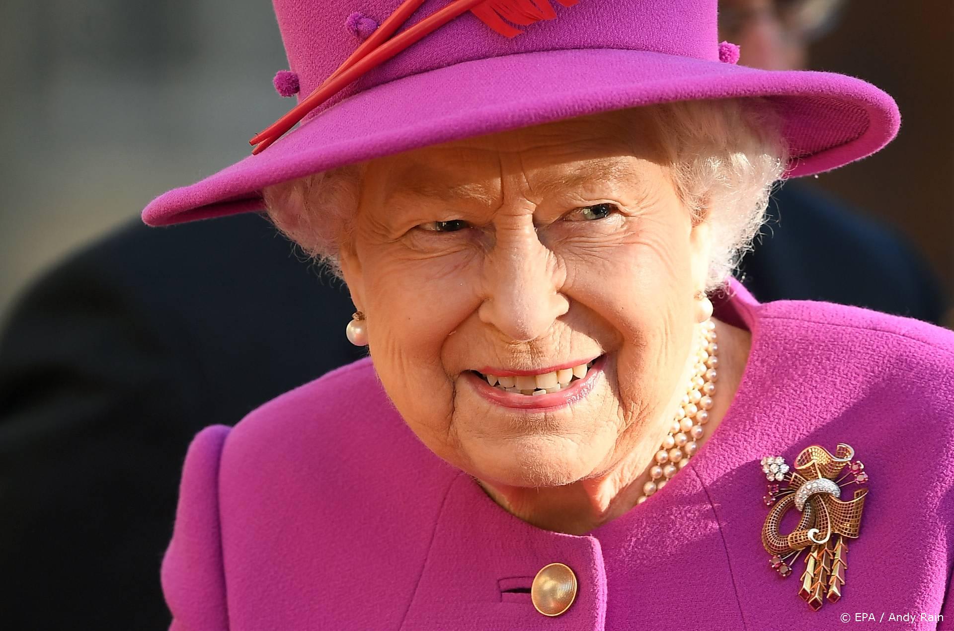 Koningin Elizabeth heeft corona