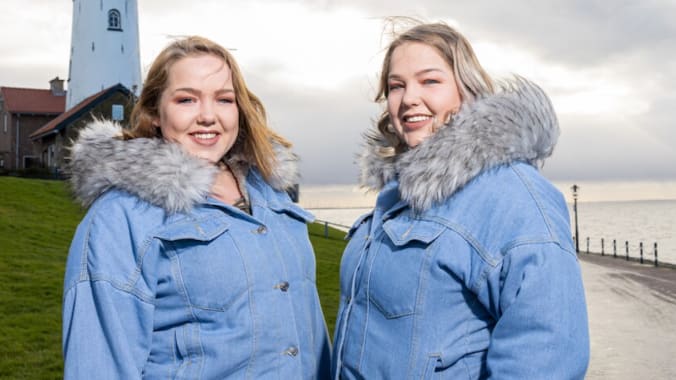 Zo zag de Urk!-tweeling Gerda en Mathilde er als baby uit