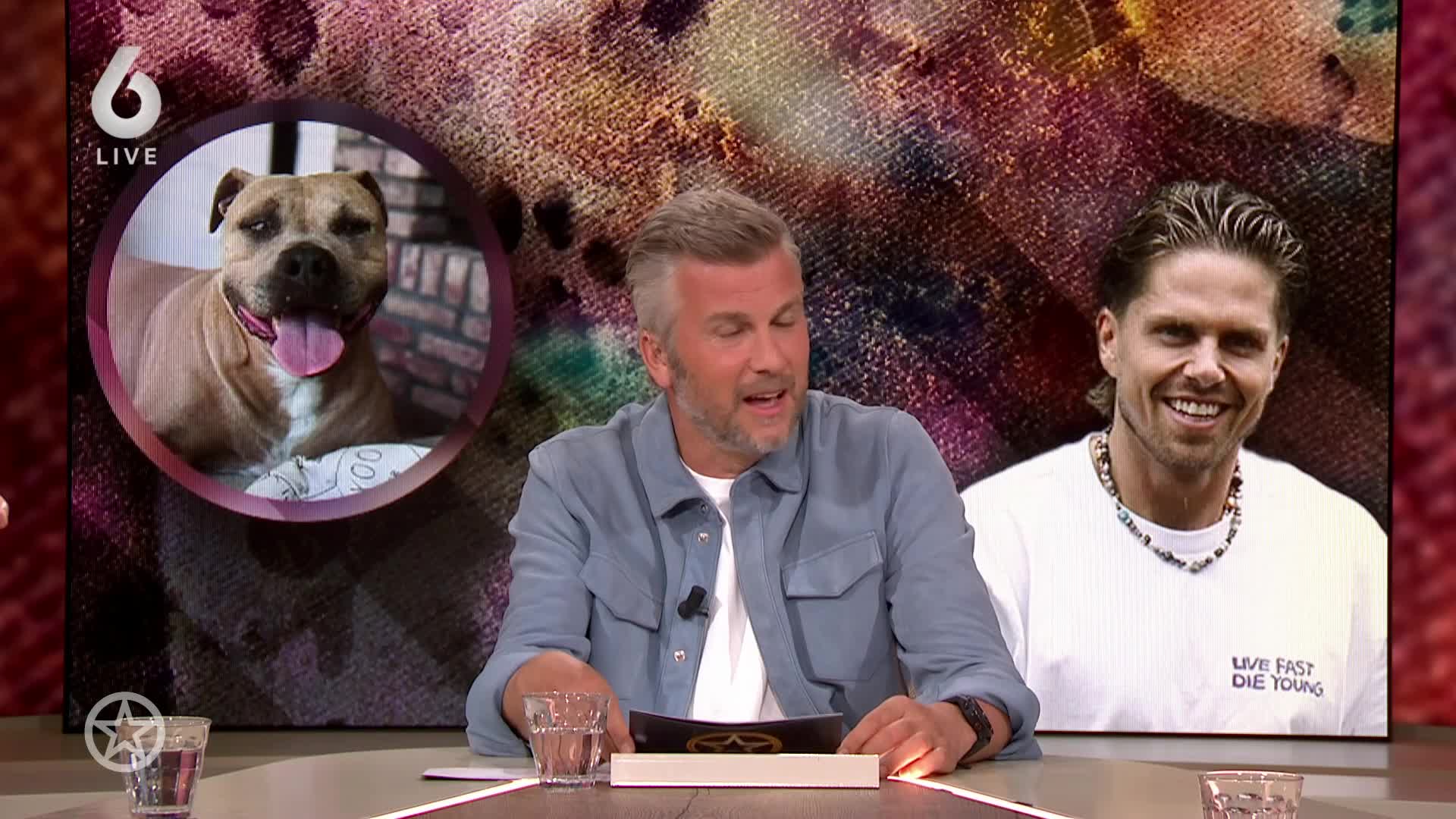 Shownieuws-tafel over triest nieuws hond Monique Westenberg