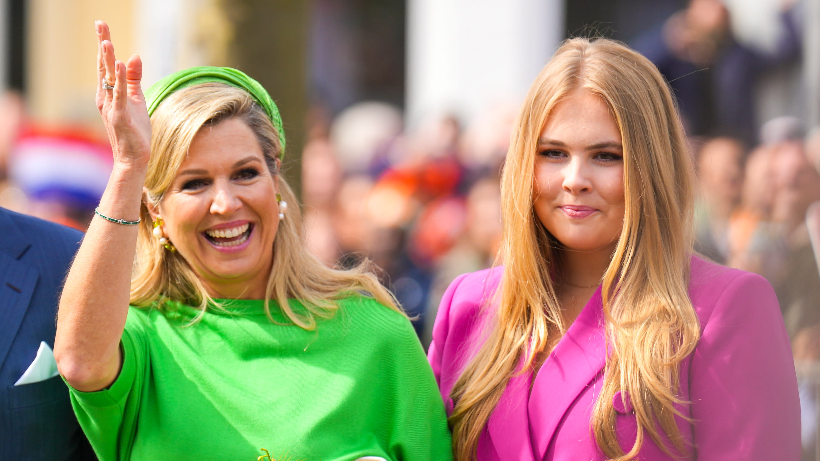 'Moedige' prinses Amalia trots op haar ouders