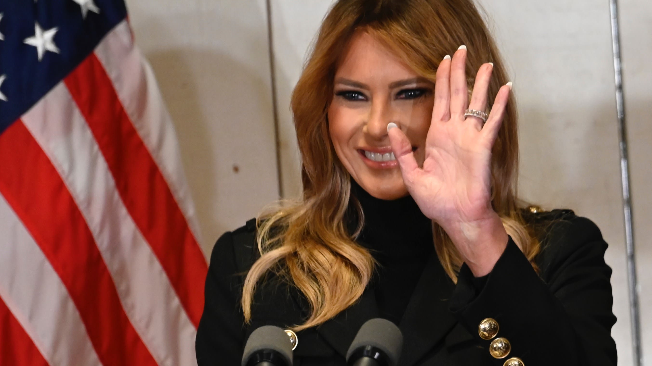 First lady Melania Trump neemt alvast afscheid
