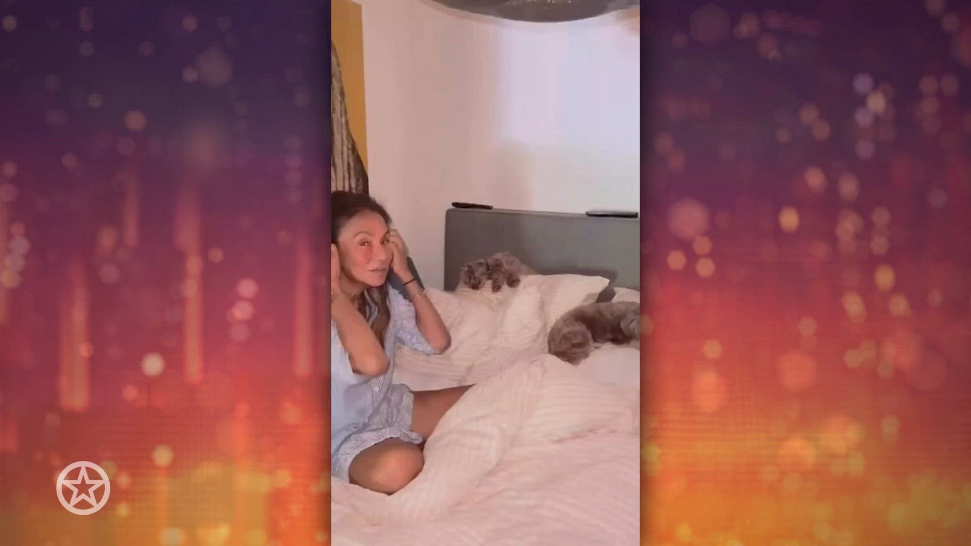 Patty Brard en haar oppashondjes