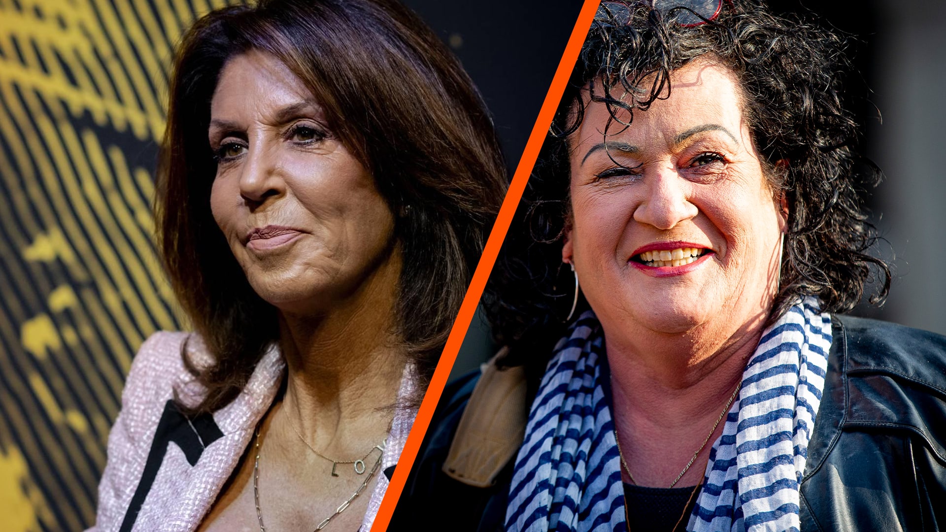 Rachel Hazes en Caroline van der Plas lijken het erg goed met elkaar te vinden