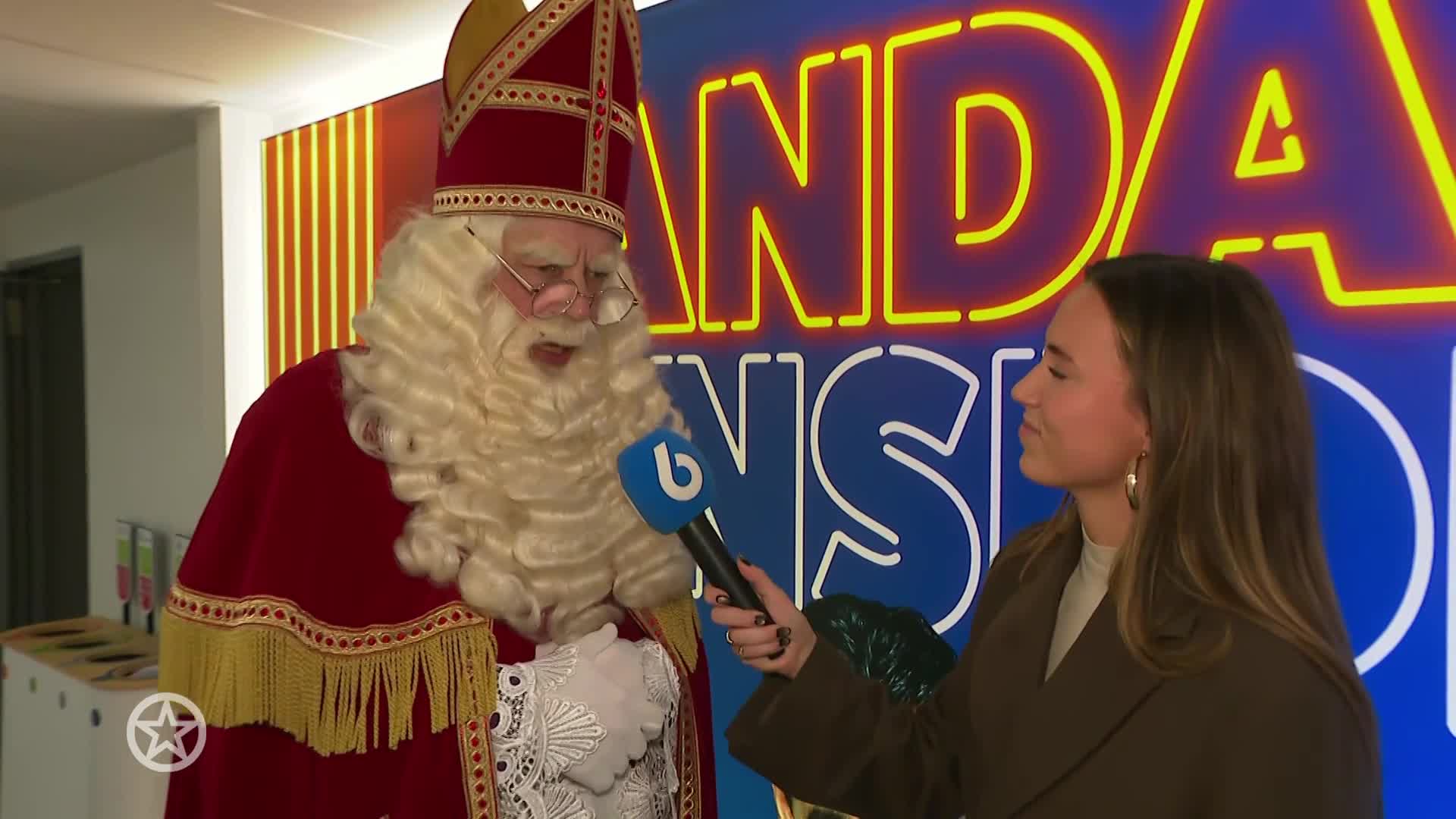 Shownieuws in gesprek met Sinterklaas