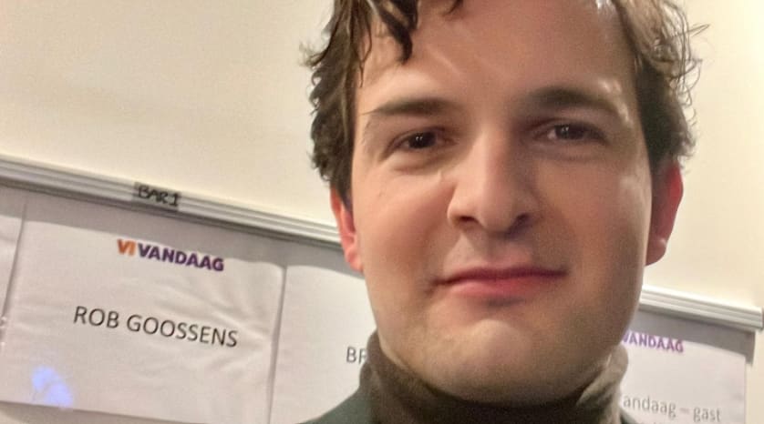 Rob Goossens krijgt bizar bericht van geliefde BN'er