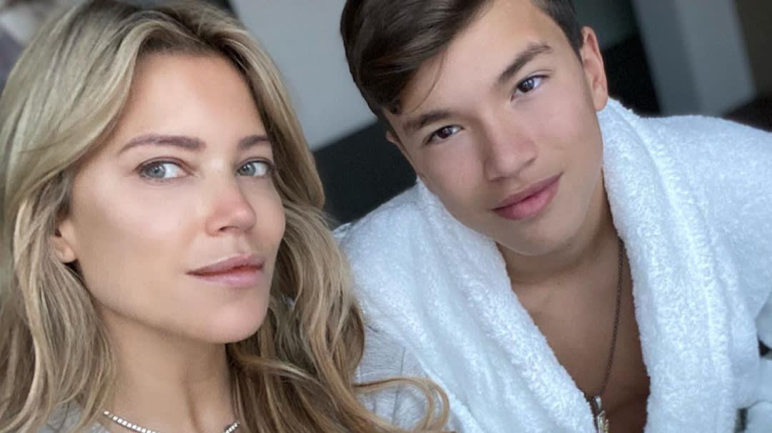 Sylvie Meis weer herenigd met zoon Dámian