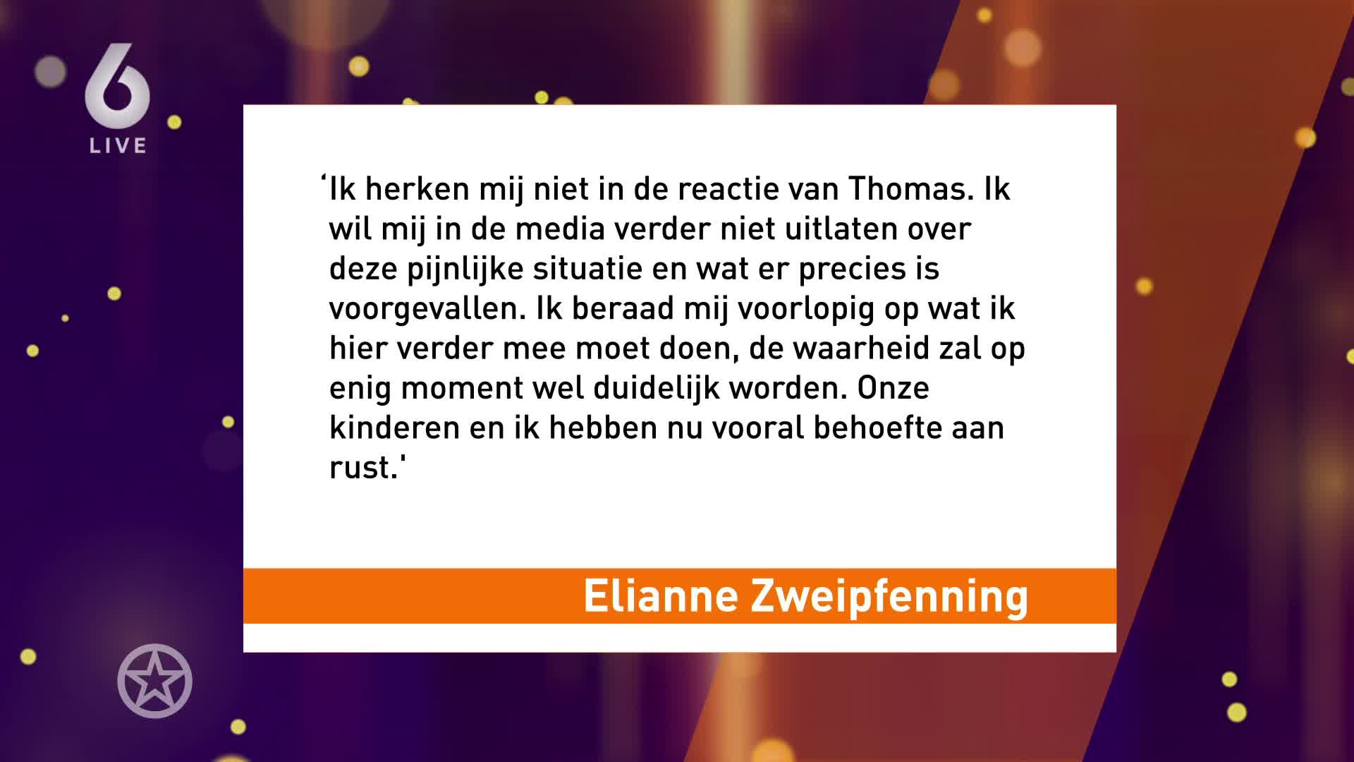 'Het is uit de hand gelopen tussen Thomas Berge en Elianne'