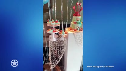 ZIEN: Lil' Kleine geeft mega verjaardagsfeest voor zoontje Lío