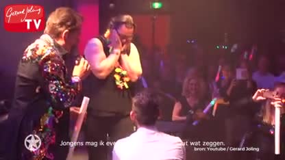 Bijzonder huwelijksaanzoek Gerard Joling