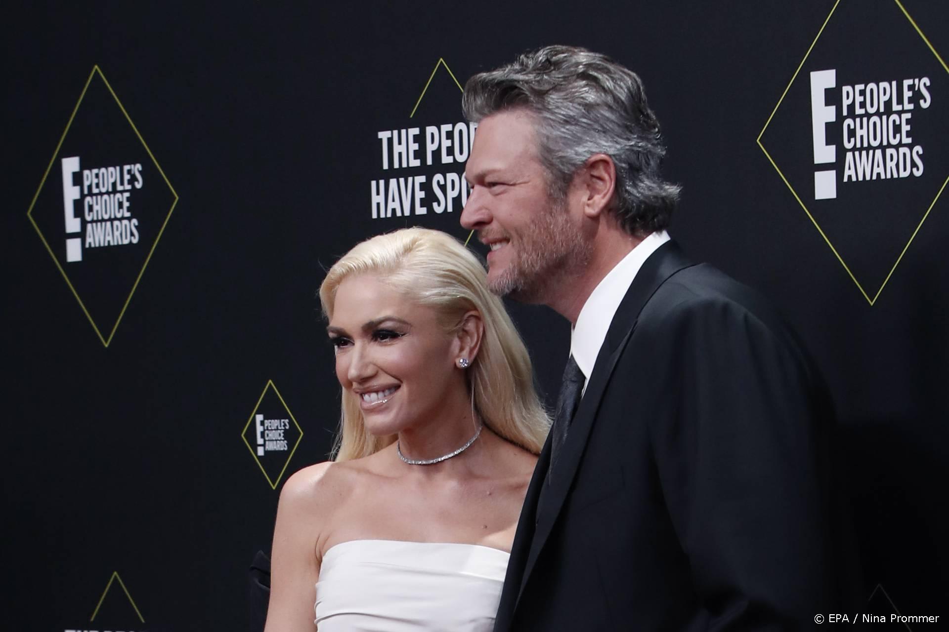 'Gwen Stefani en Blake Shelton getrouwd in Oklahoma'