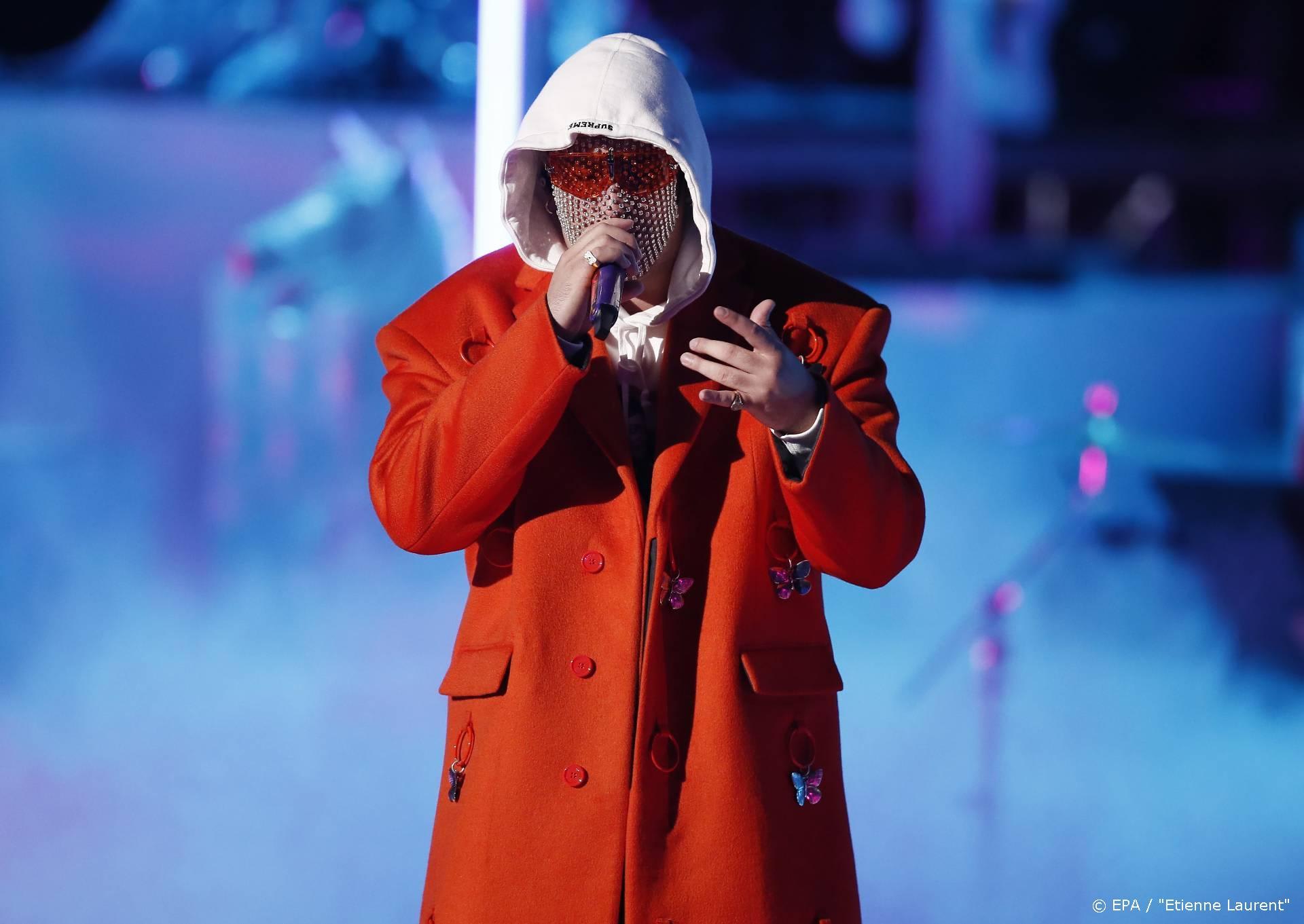 Ook Bad Bunny treedt op tijdens halftime show met J.Lo en Shakira