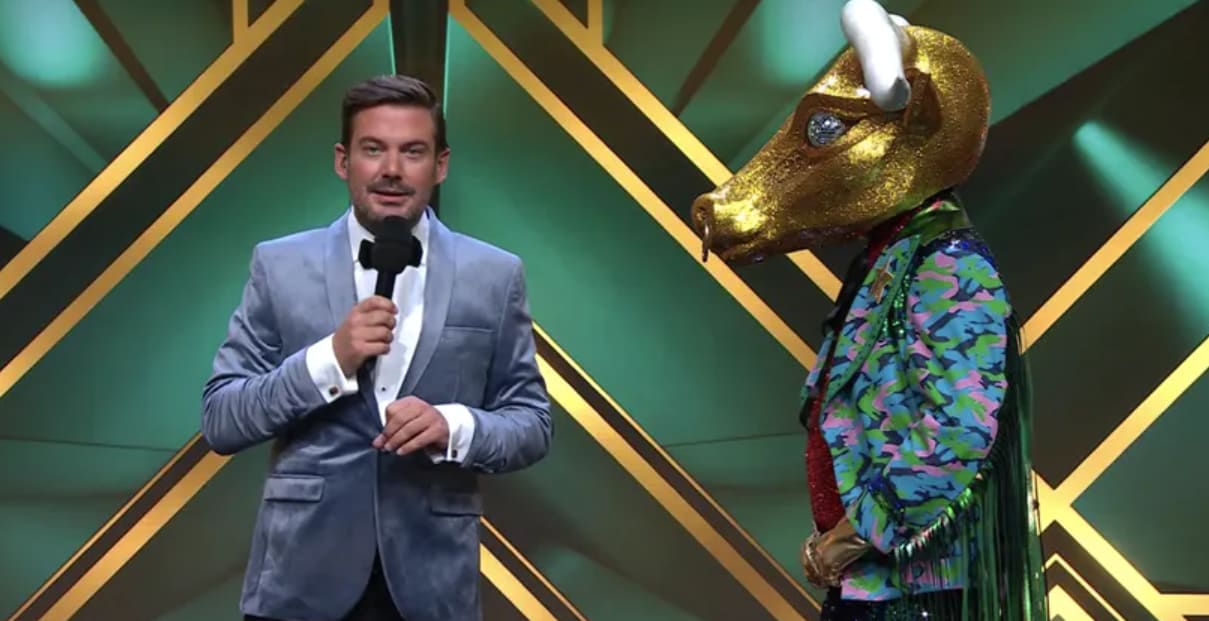 'Bijna incident met Stier bij opnames Masked Singer'