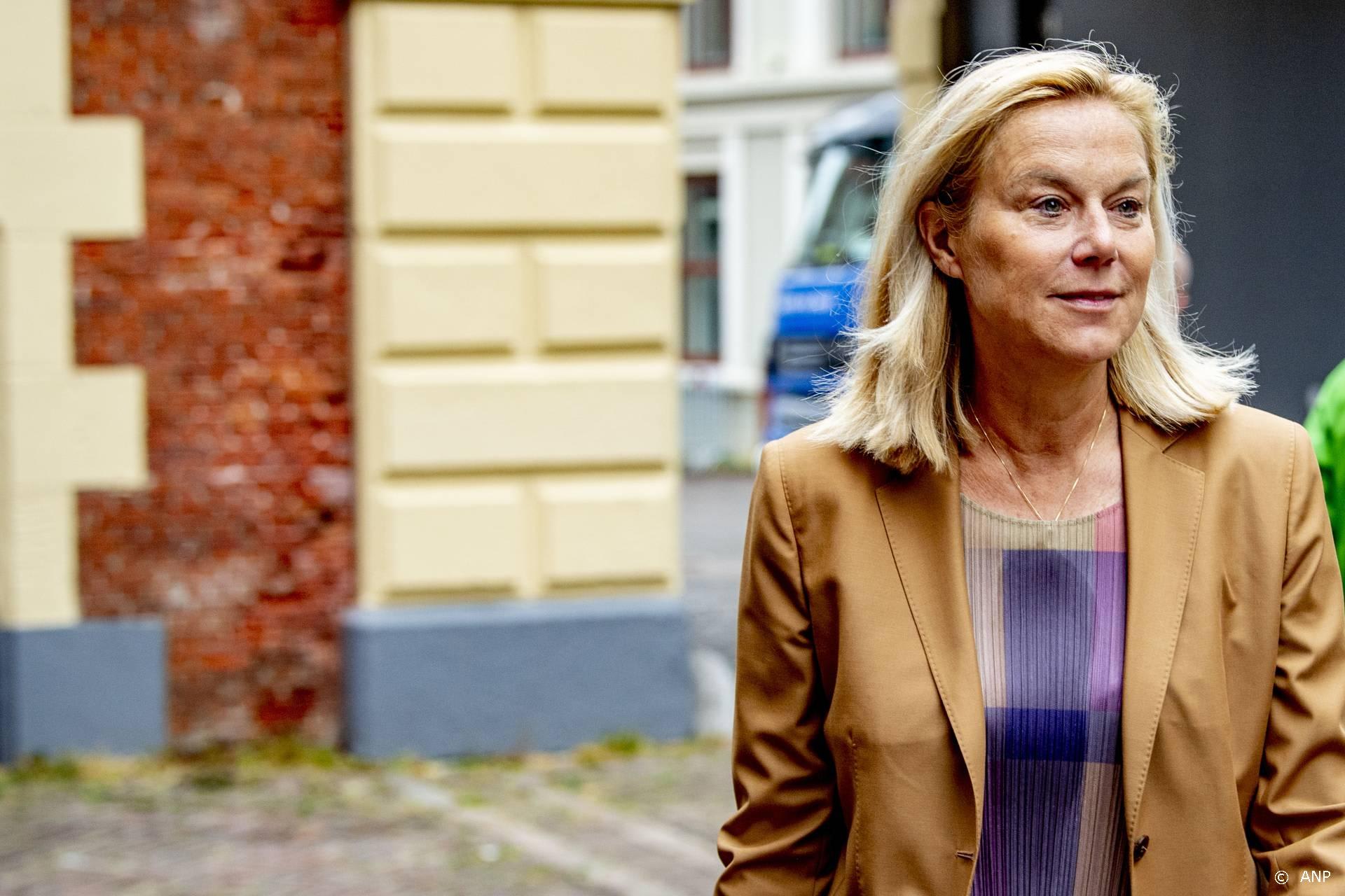 Sigrid Kaag niet bij bordesscène