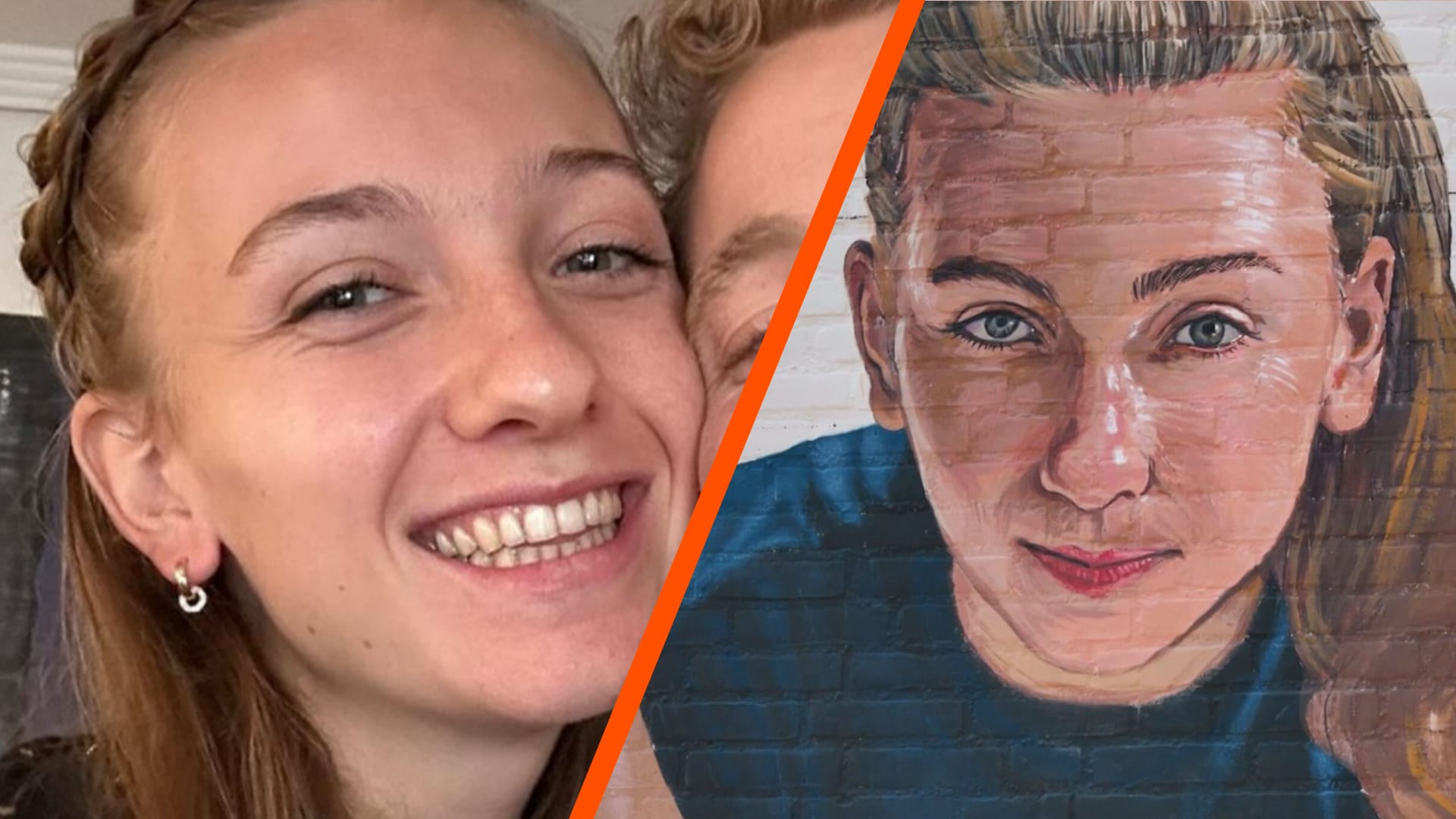 Grote verontwaardiging over muurschildering Femke Bol