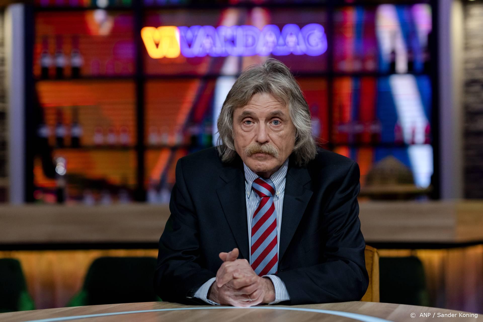 Talpa schrikt van uitlatingen Johan Derksen en gaat in gesprek