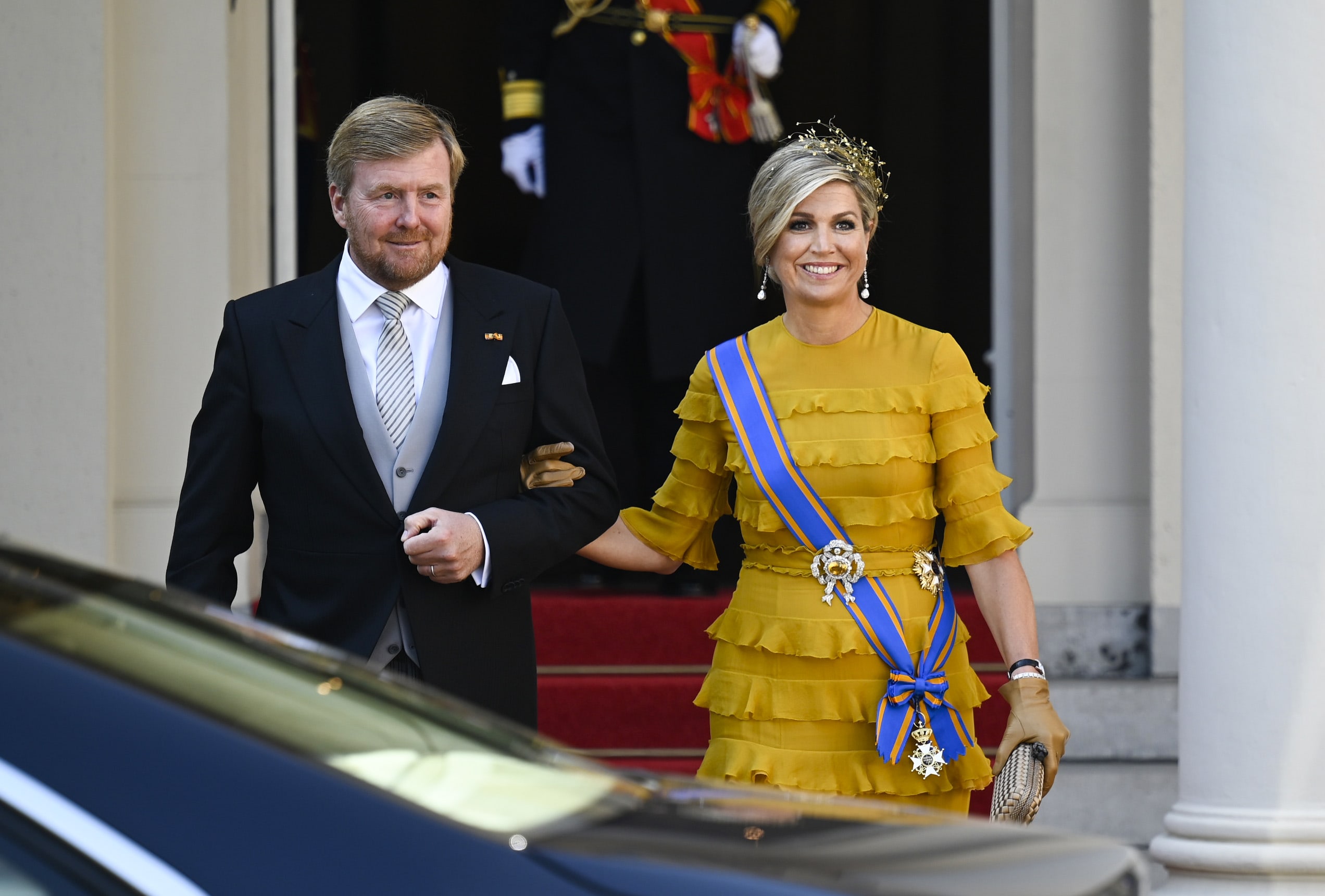 Claes Iversen vindt Máxima prachtig in hergebruikte japon