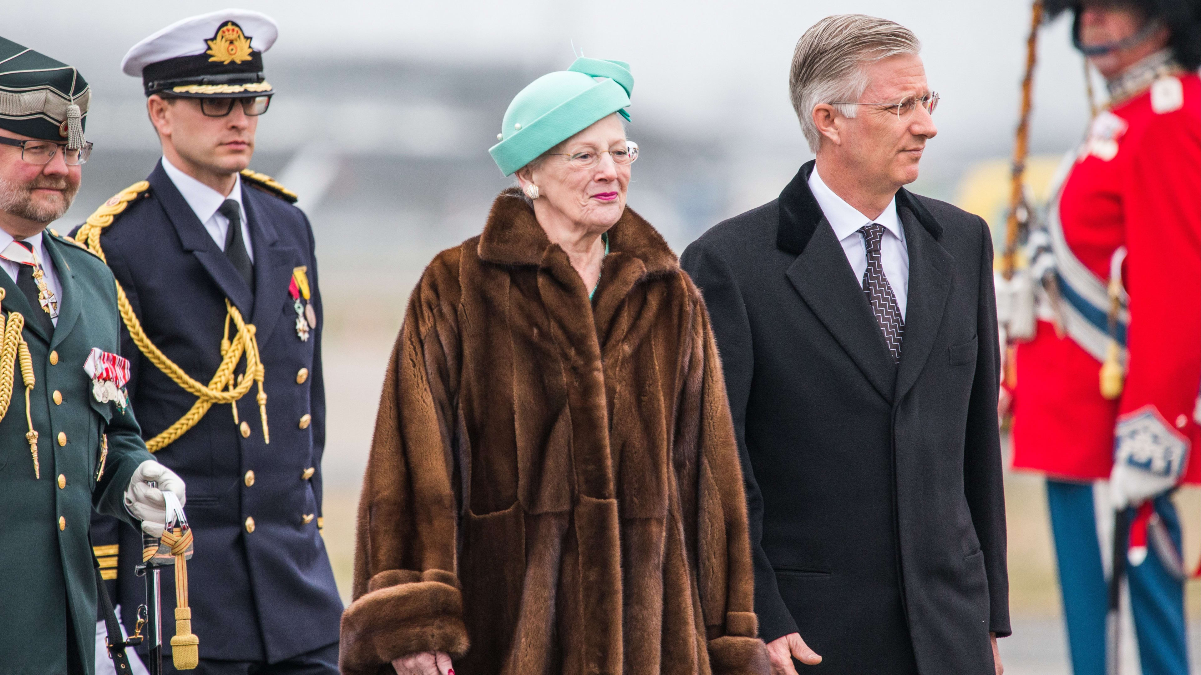 Woede om bontjas koningin Margrethe