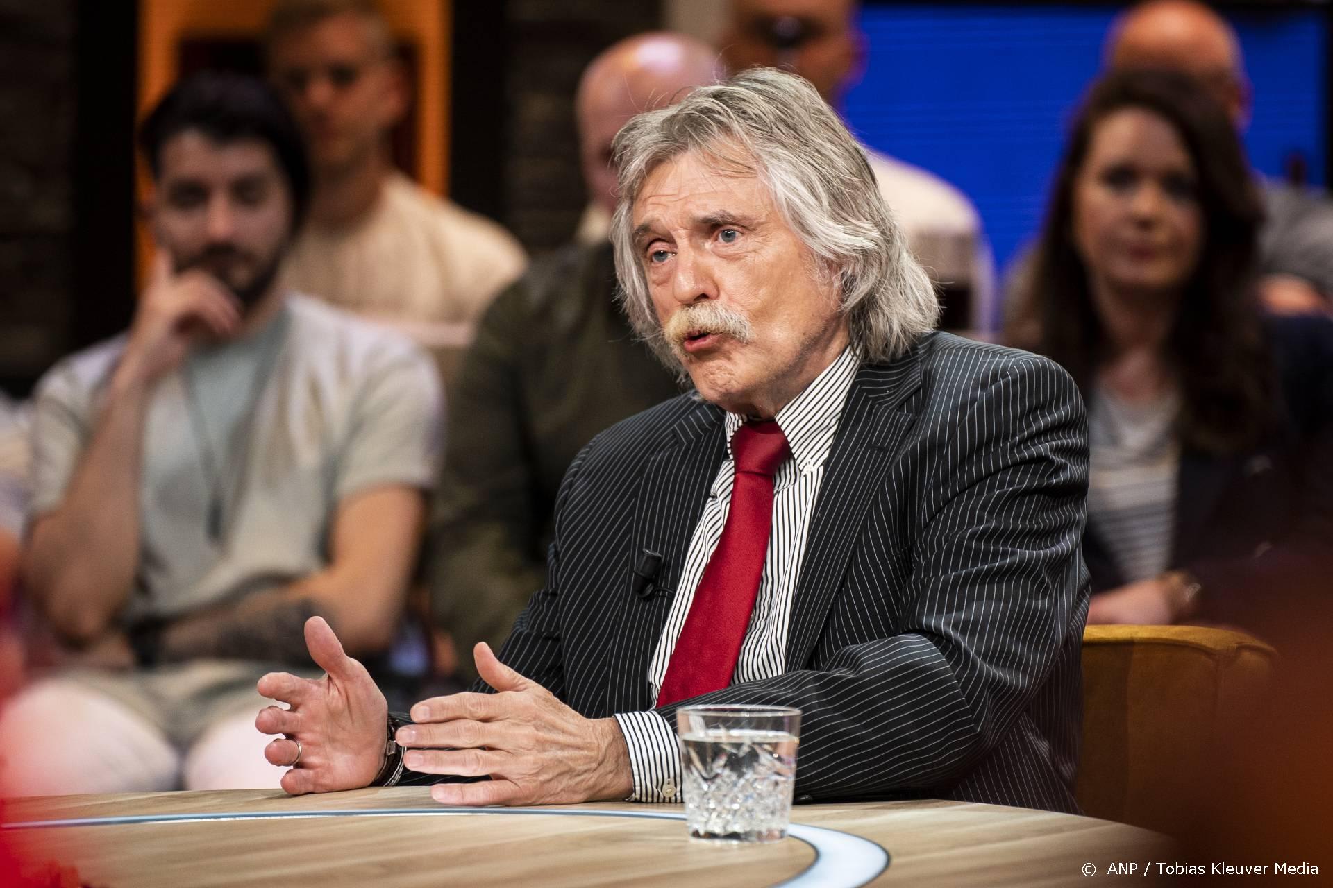 Johan Derksen op politiebureau na aangifte