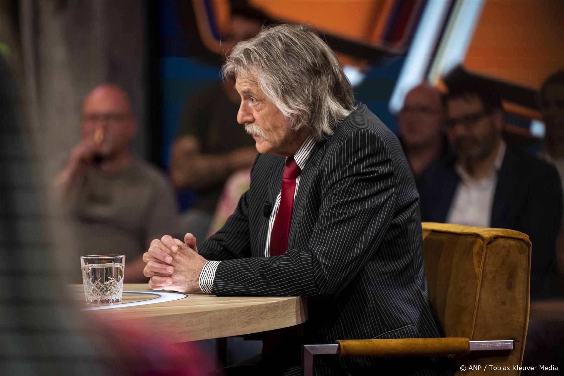 Johan Derksen weigerde morfine om bij Vandaag Inside te zijn