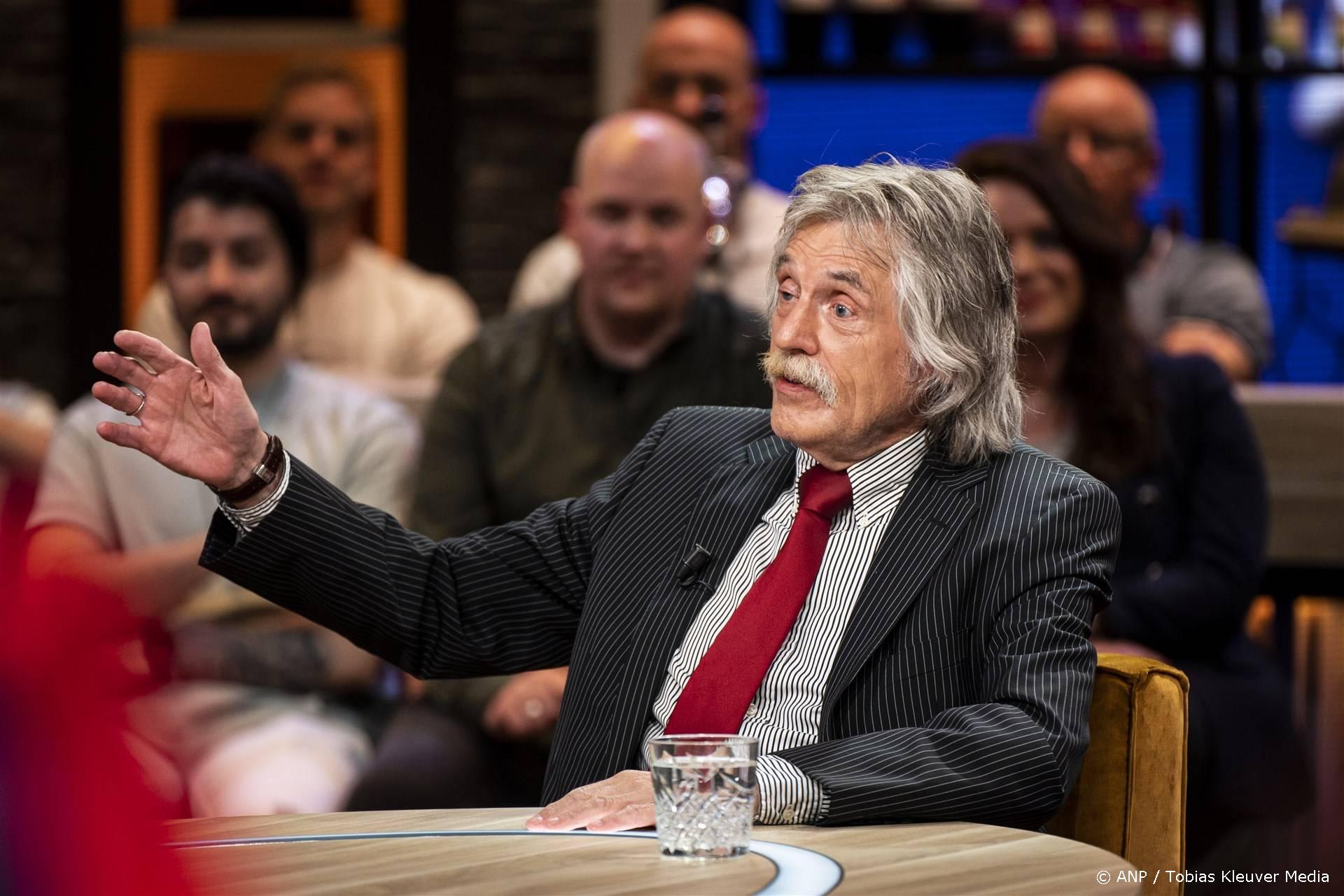 Johan Derksen 'emotioneel' door uitspraken Gordon