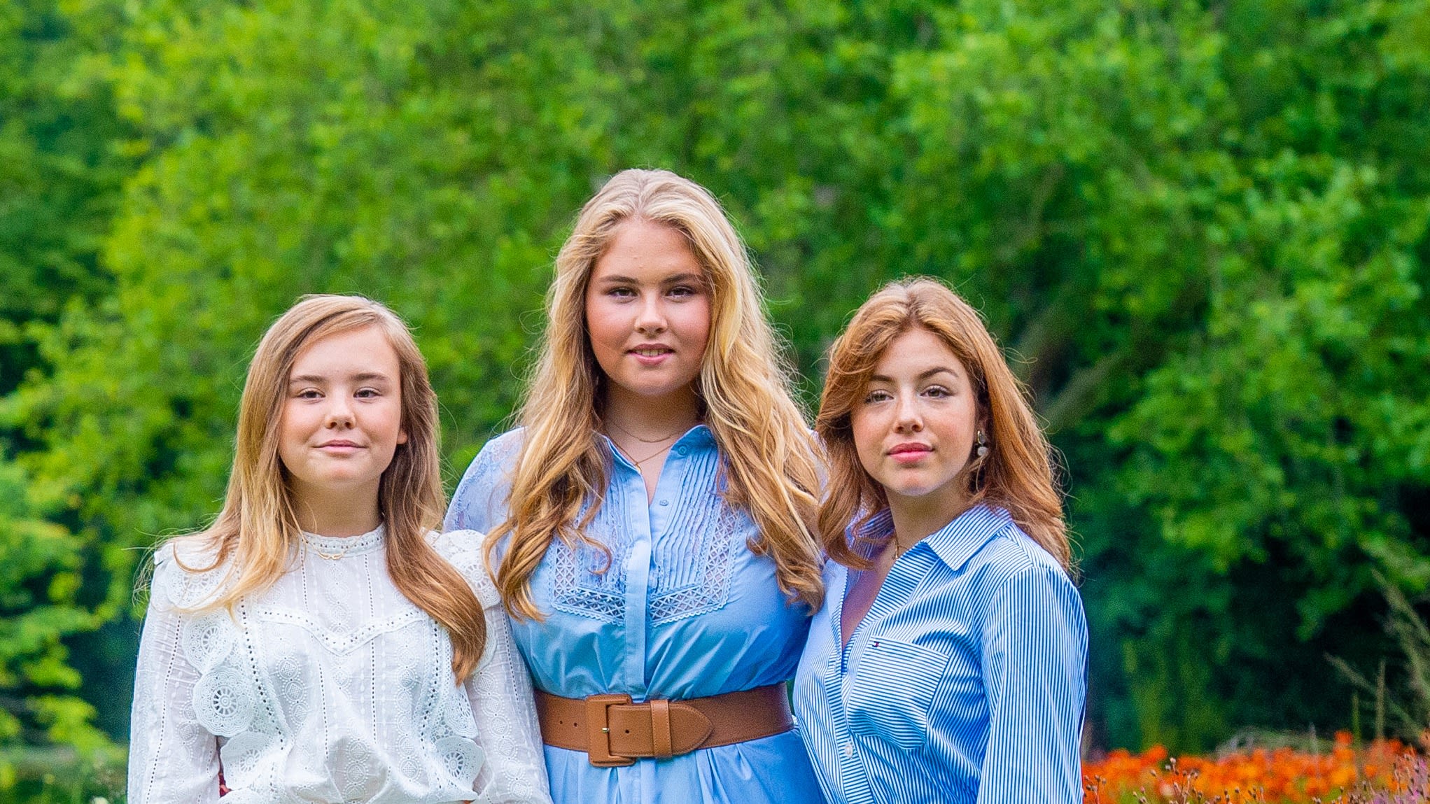 Prinsessen Amalia en Alexia zijn weer thuis