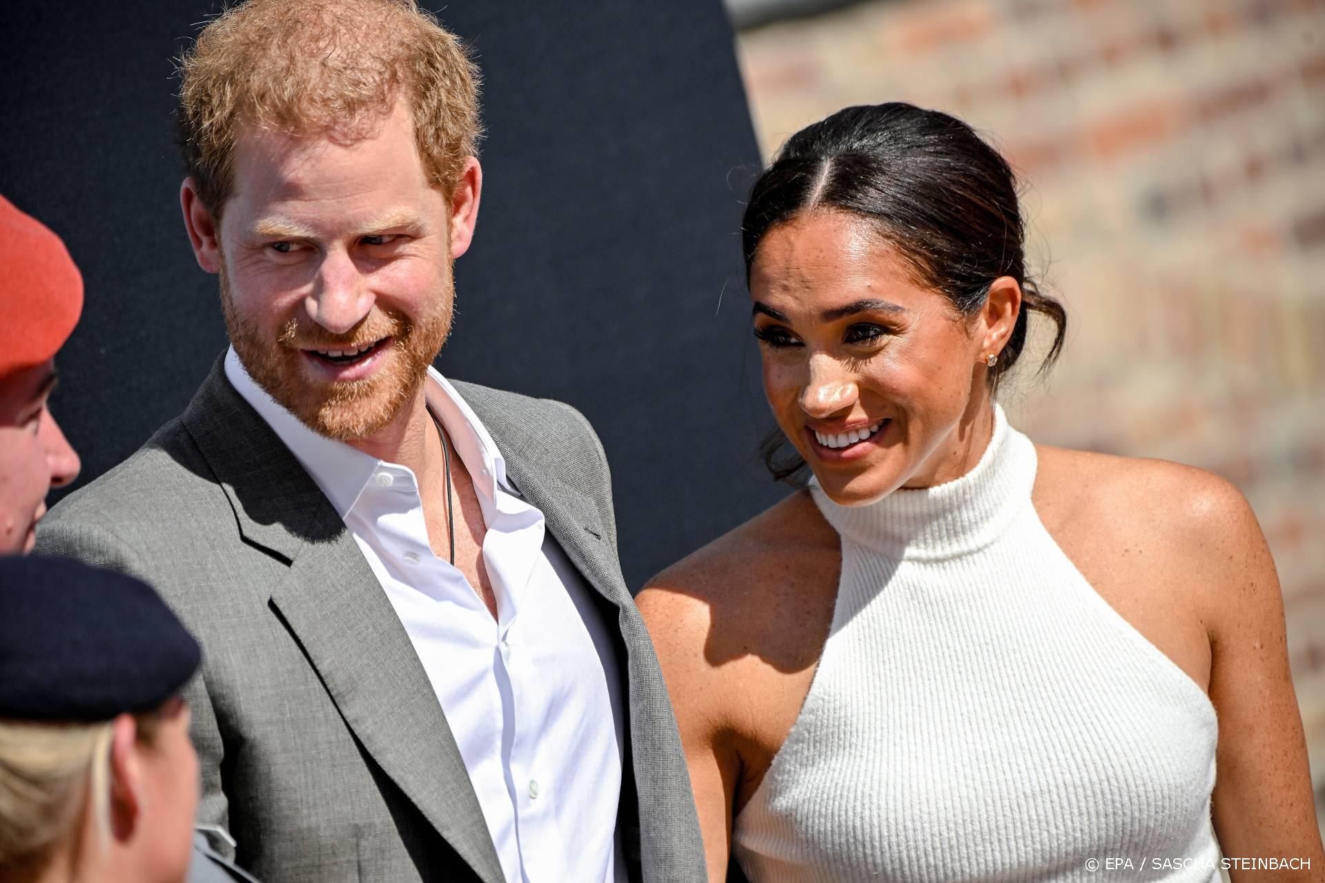 Harry maakt grap over vrouw Meghan