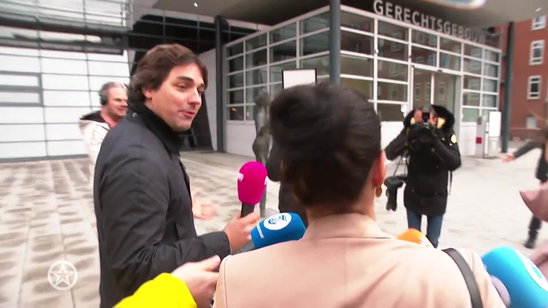 Nicol Kremers arriveert bij de rechtbank