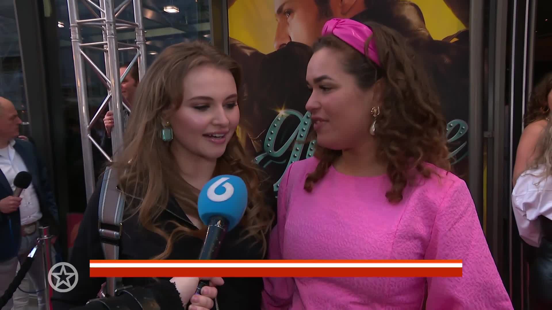 Sterren op première Grease