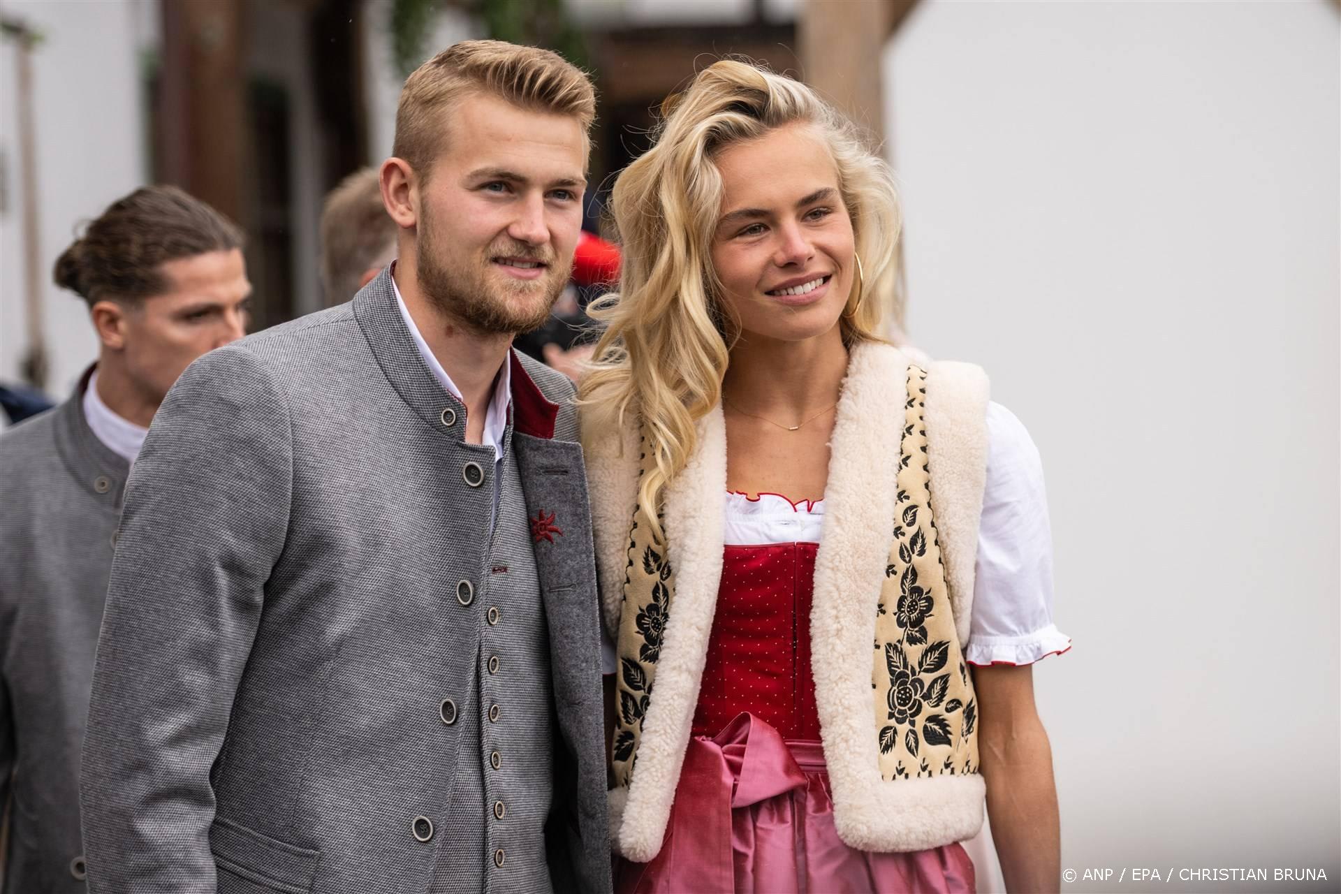 Matthijs de Ligt en Annekee Molenaar zijn in het huwelijksbootje gestapt
