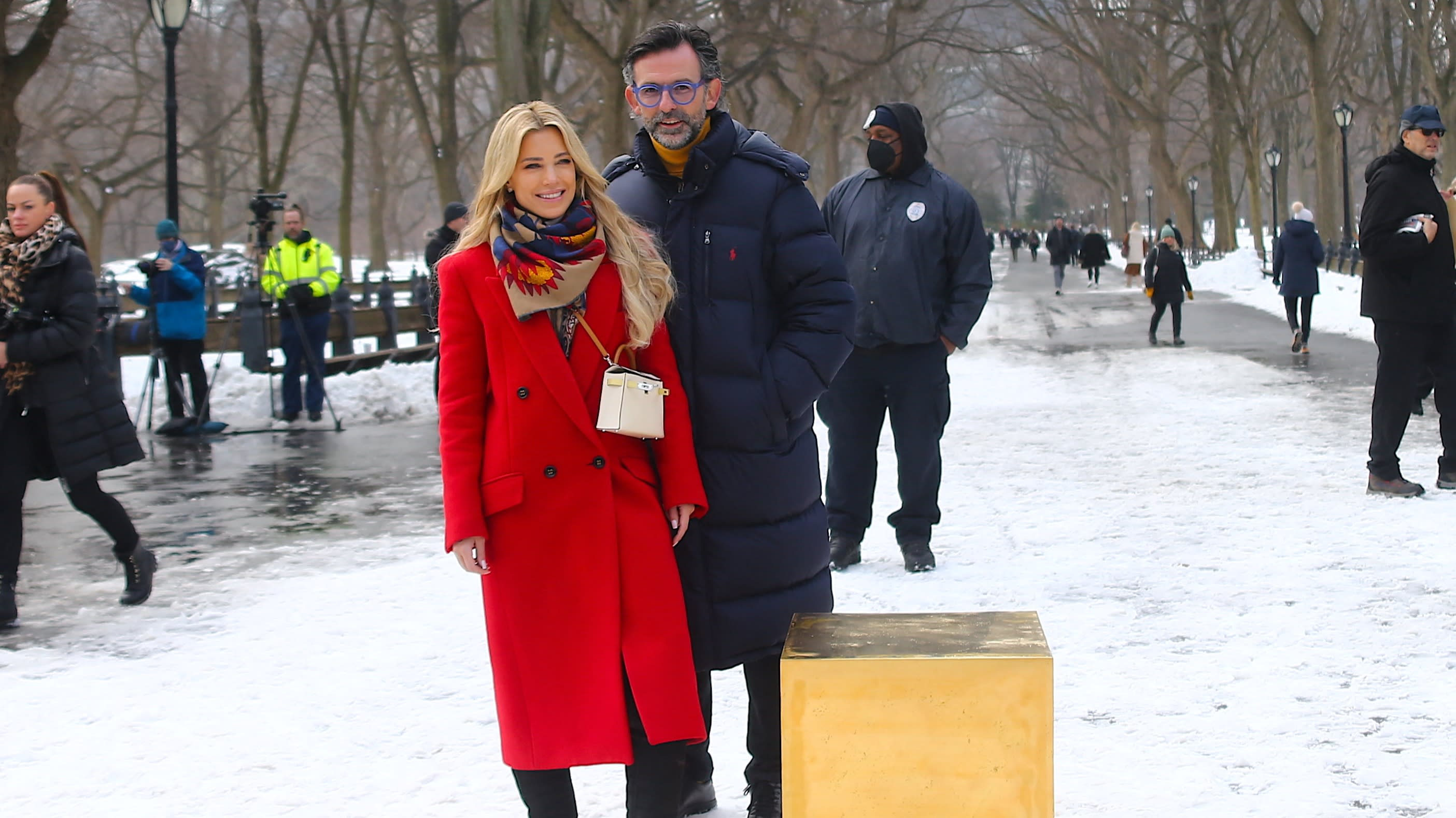 Belazert man Sylvie Meis de boel met kunstwerk?