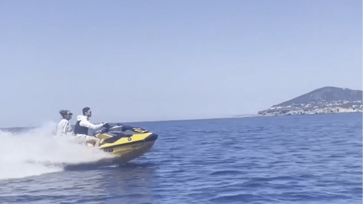 Patty op Ibiza: Jetski tour